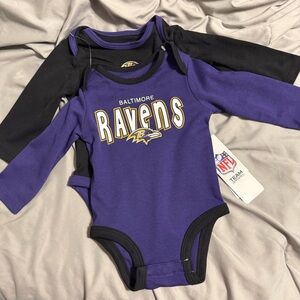 Baltimore Ravens baby onesies
